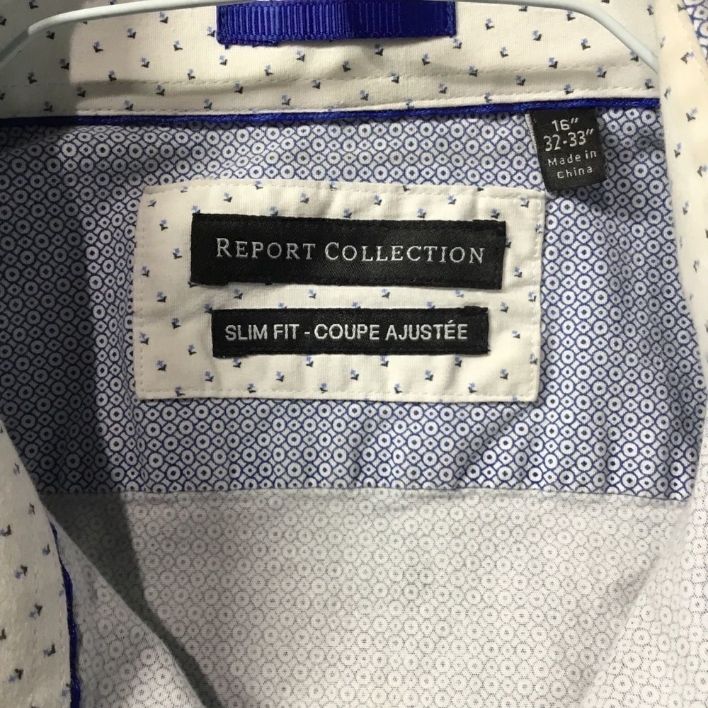 Report Collection Slim Fit Button Down C5 - Picture 3 of 6